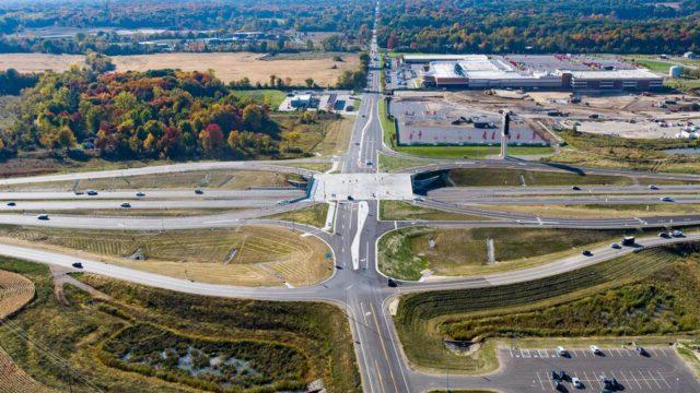 US-131 at M-179 Single-Point Urban Interchange